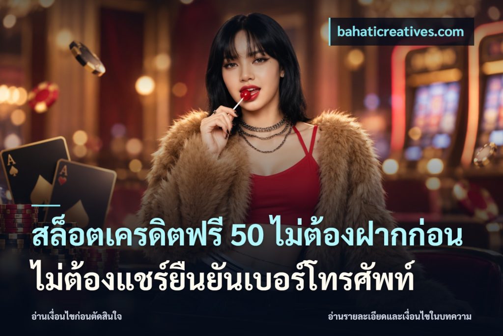สล็อตเครดิตฟรี 50 ไม่ต้องฝากก่อนไม่ต้องแชร์ยืนยันเบอร์โทรศัพท์