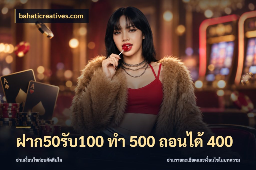 ฝาก50รับ100 ทํา 500 ถอนได้ 400 ยอดฝากและยอดรับในมุมของคนชอบลุ้น กับ bahaticreatives.com