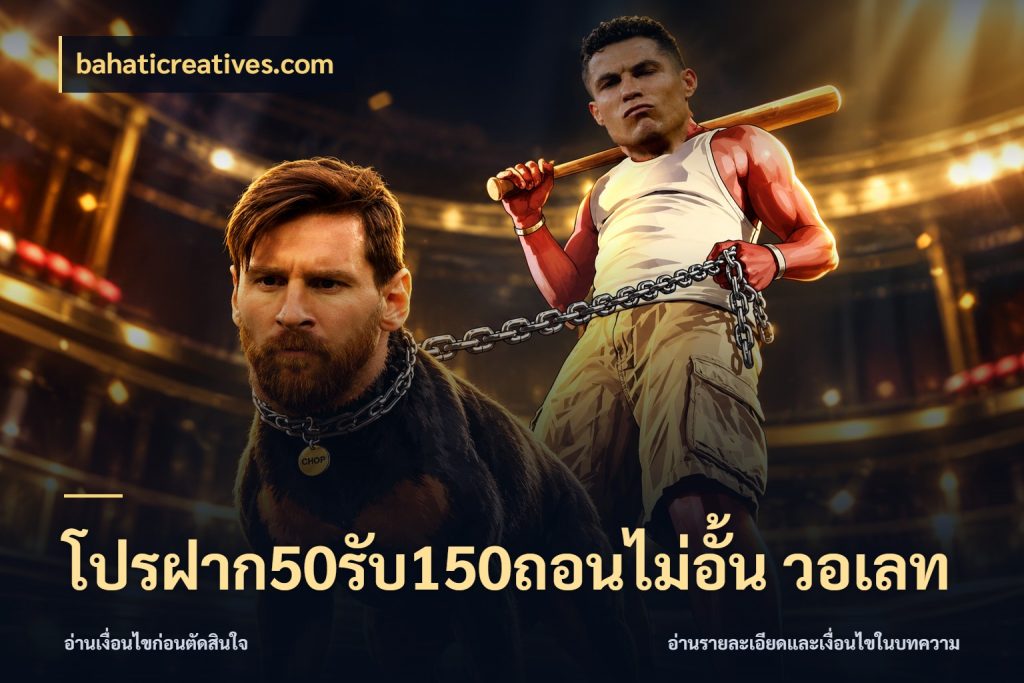 โปรฝาก50รับ150ถอนไม่อั้น วอเลท จับประเด็นยอดรับก่อนเลือกความสนุก สไตล์ bahaticreatives.com