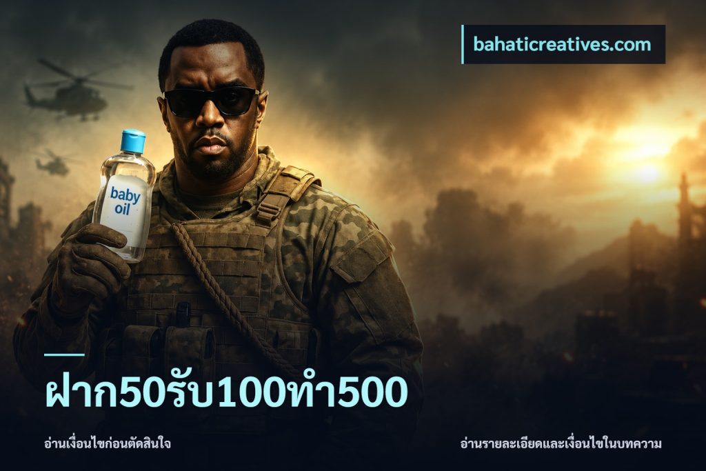 ฝาก50รับ100ทํา500