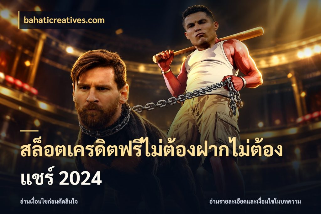 สล็อตเครดิตฟรีไม่ต้องฝากไม่ต้องแชร์ 2024 bahaticreatives.com เลือกสไตล์ความสนุกจากรูปแบบเครดิต