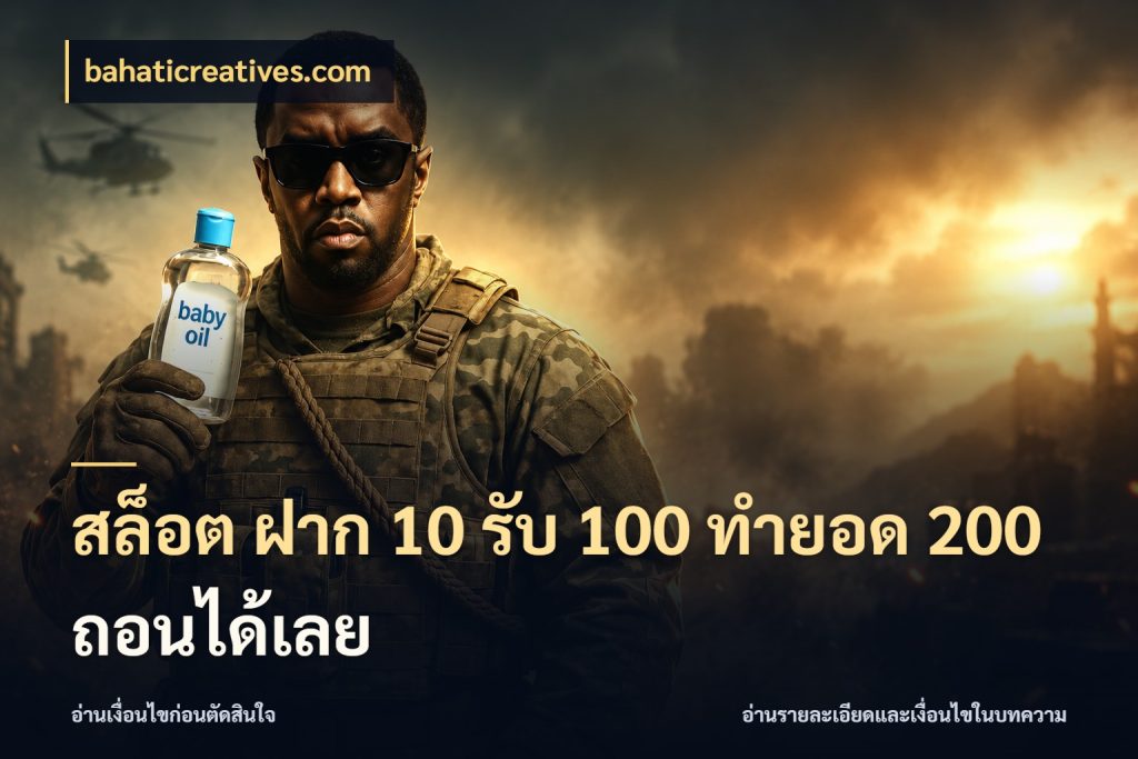 สล็อต ฝาก 10 รับ 100 ทำยอด 200 ถอนได้เลย bahaticreatives.com เครดิตกับรูปแบบโปรที่ตรงใจ
