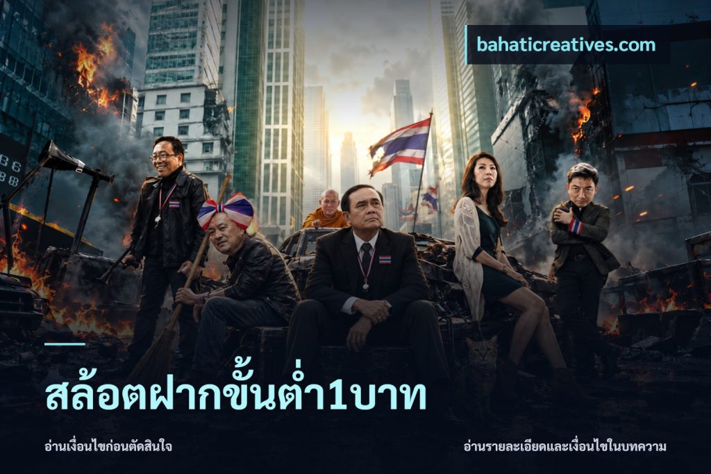 สล้อตฝากขั้นต่ำ1บาท