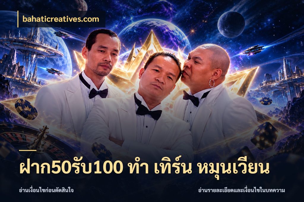 ฝาก50รับ100 ทํา เทิร์น หมุนเวียน โปรกับเกมที่ชอบเลือกให้ตรงสไตล์ สไตล์ bahaticreatives.com